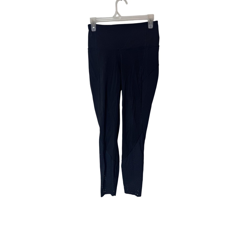 Lululemon Pants Womens 6 Black High Rise Laser Cut Ventilation Running Leggings